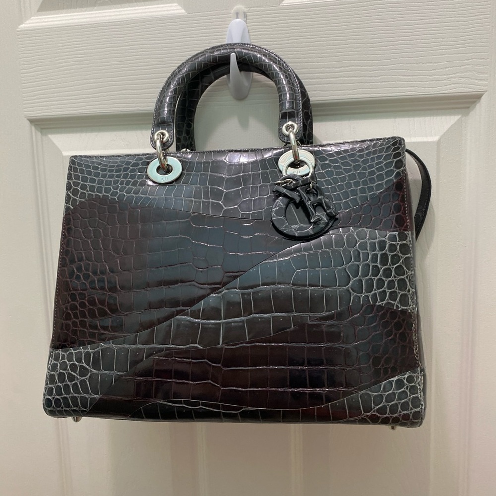 Large Croc Dior bag